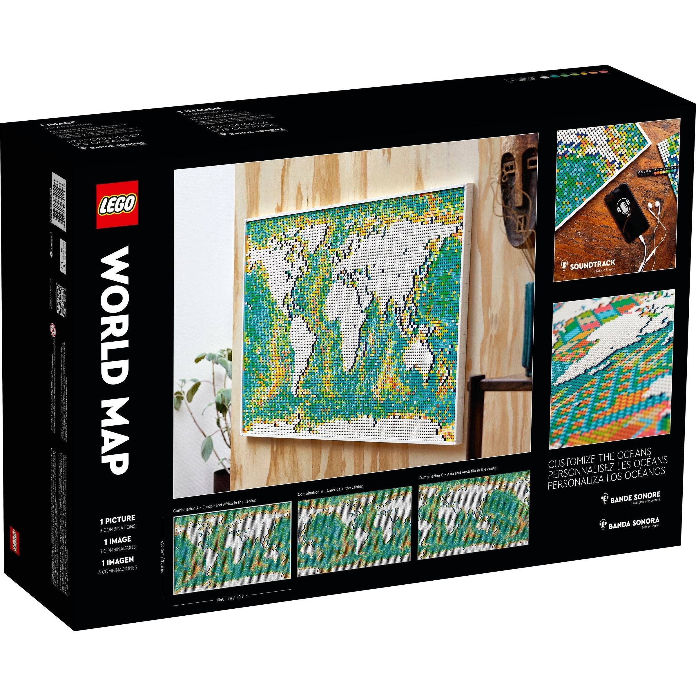 Carte du monde artistique LEGO 31203