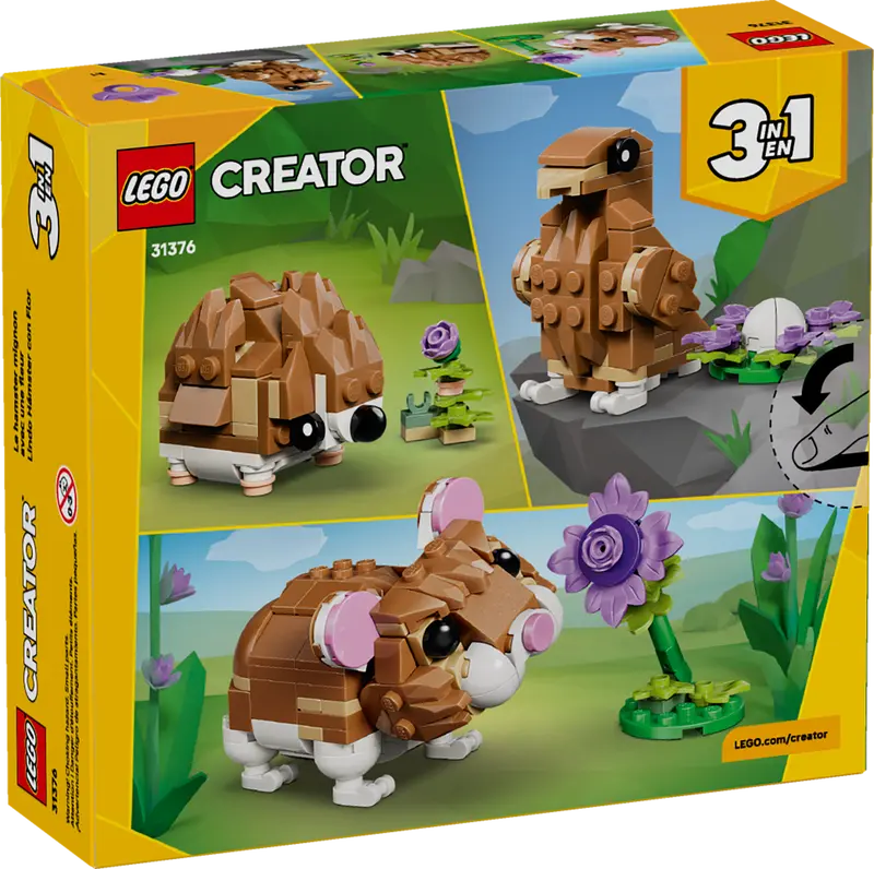 LEGO Creator Niedlicher Hamster mit Blume 31376