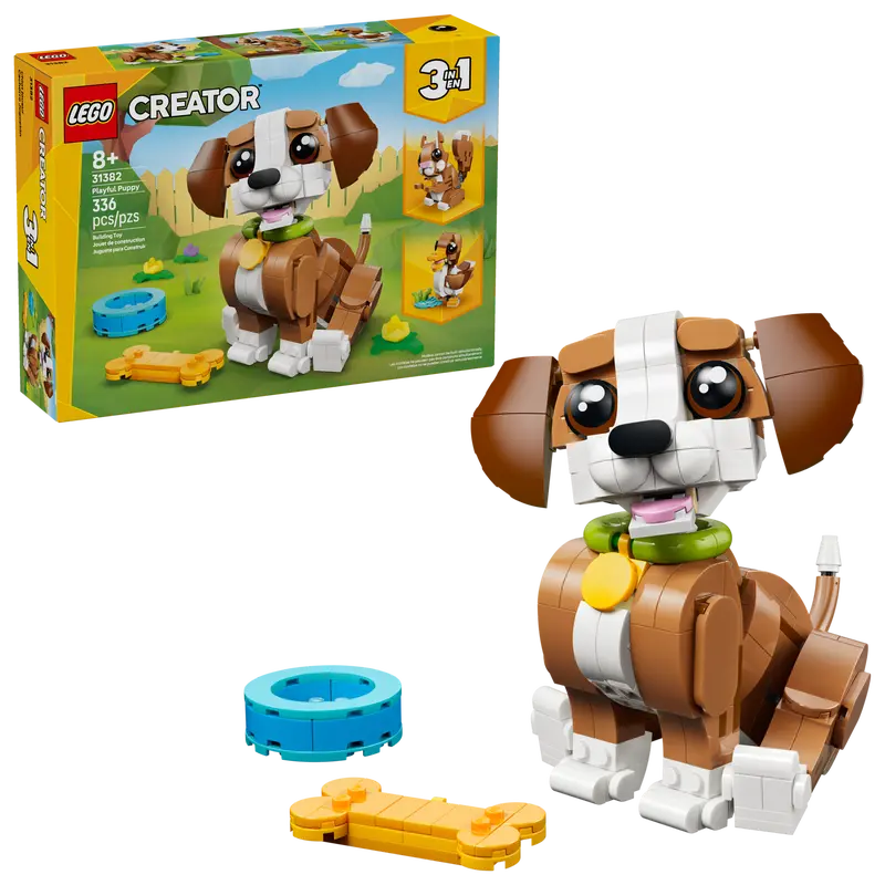 LEGO Creator Niedliche Tiere: Verspielter Welpe 31382