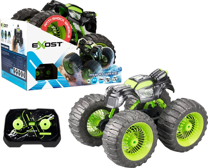 Silverlit Exost Rhino Wave, 2.4 GHz Offroad Stunt Car, 1:8, Batt. 3xAA exkl., ab 5 Jahren