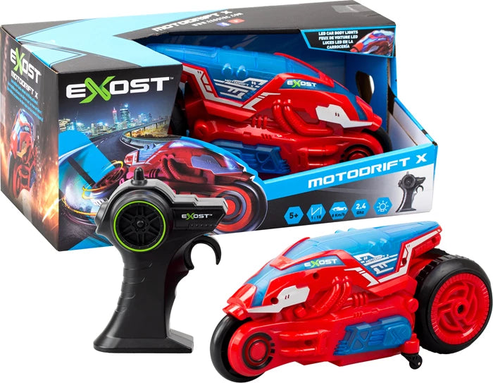 Silverlit Exost Motodrift X, 2.4 GHz 23x10x10 cm, LED, Stunts, Batt. 5xAA exkl., ab 5 Jahren