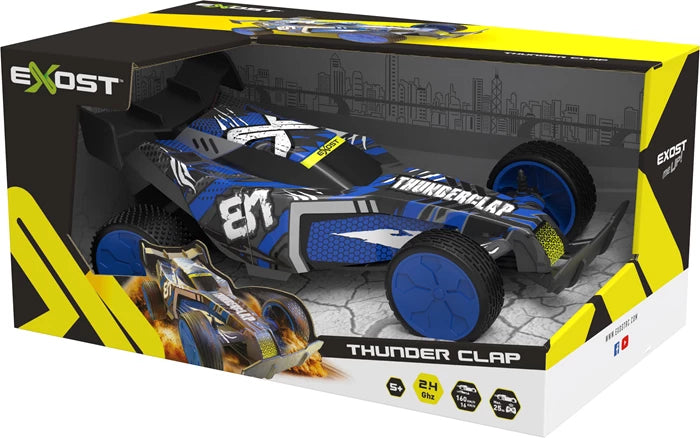 Silverlit Exost Thunder-Clap, 2.4 GHz Rennsportwagen, 45 cm lang, Batt. 2xAA exkl., ab 5 Jahren