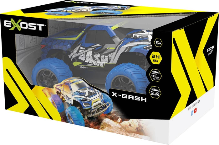 Silverlit Exost X-Bash, 2.4 GHz Abenteuer-Auto, robuste Pneus, Batt. 2xAA exkl., ab 5 Jahren