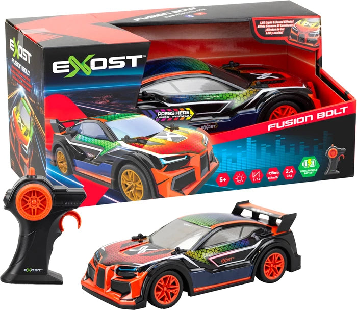 Silverlit Exost Fusion Bolt, 2.4 GHz Rennauto 26x12x8 cm, Licht, Batt. 2xAA exkl., ab 5 Jahren