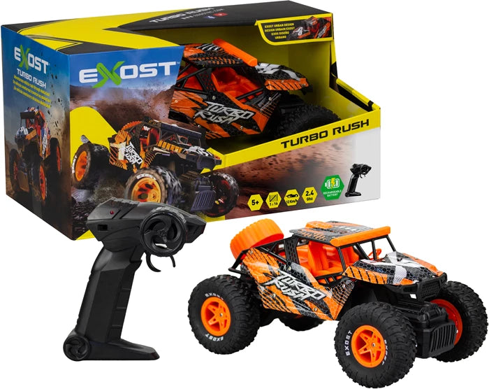 Silverlit Exost Turbo Rush, 2.4 GHz Geländewagen 23x13.5x12 cm, Batt. 2xAA exkl., ab 5 Jahren