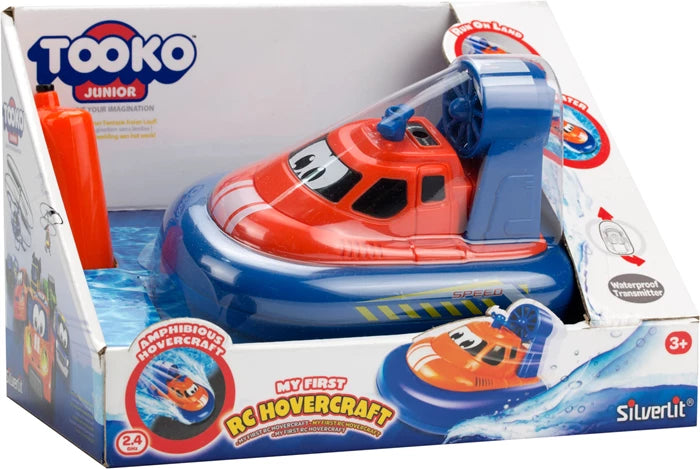 Silverlit Tooko My First Hovercraft,2.4GHz 21.6x12.7x14 cm, Wasser und Land, Batt.4xAA exkl., ab 3 J.