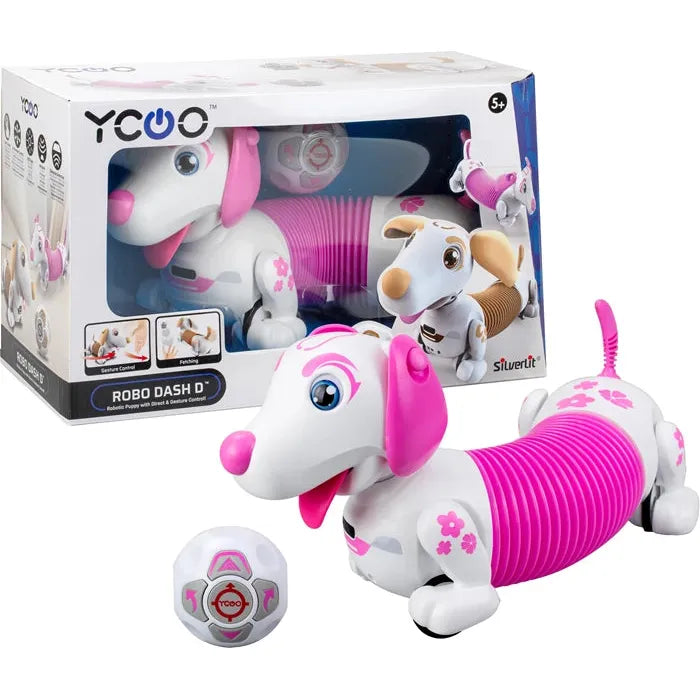 Silverlit Robo Dash D pink Roboterhund,