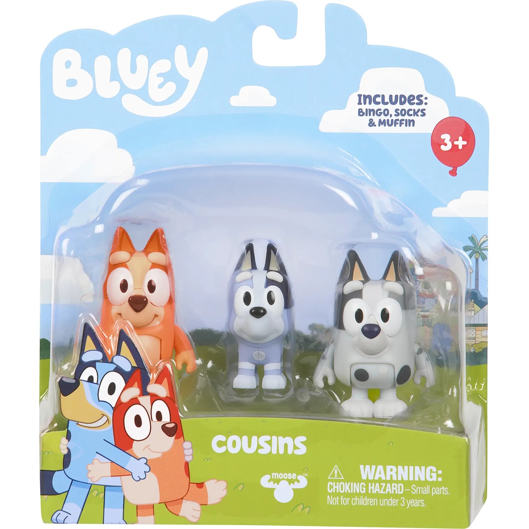 Moose Toys Bluey Figuren Doppelpack assortiert