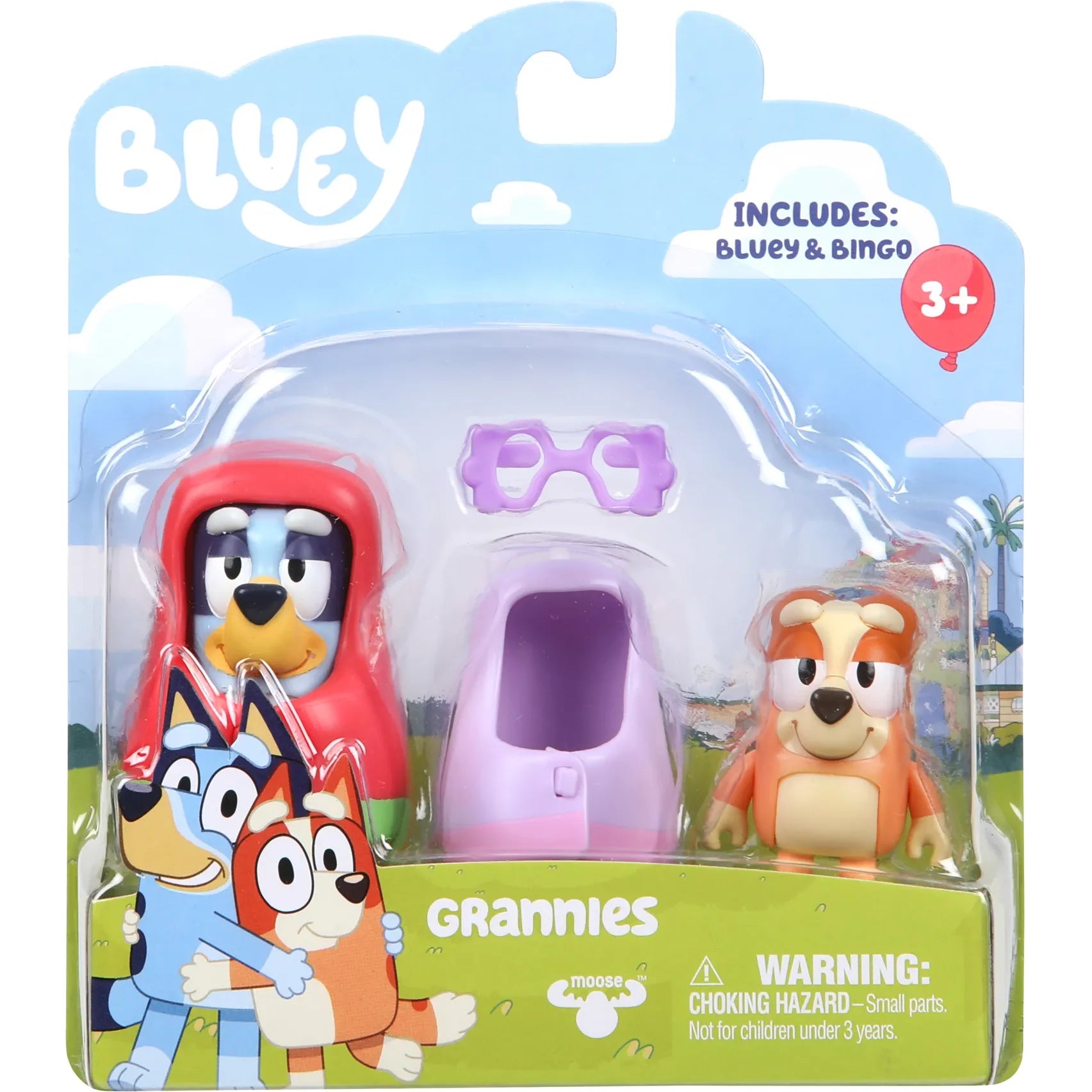 Moose Toys Bluey Figuren Doppelpack assortiert