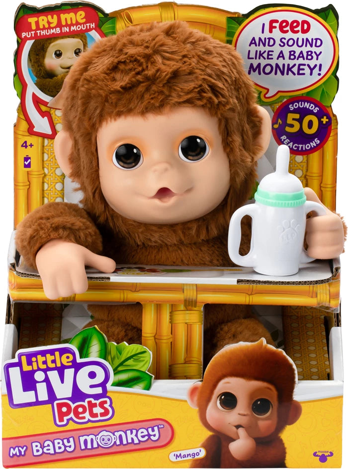 Little Live Pets Baby Monkey Little Live Pets interaktives Äffchen-Baby
