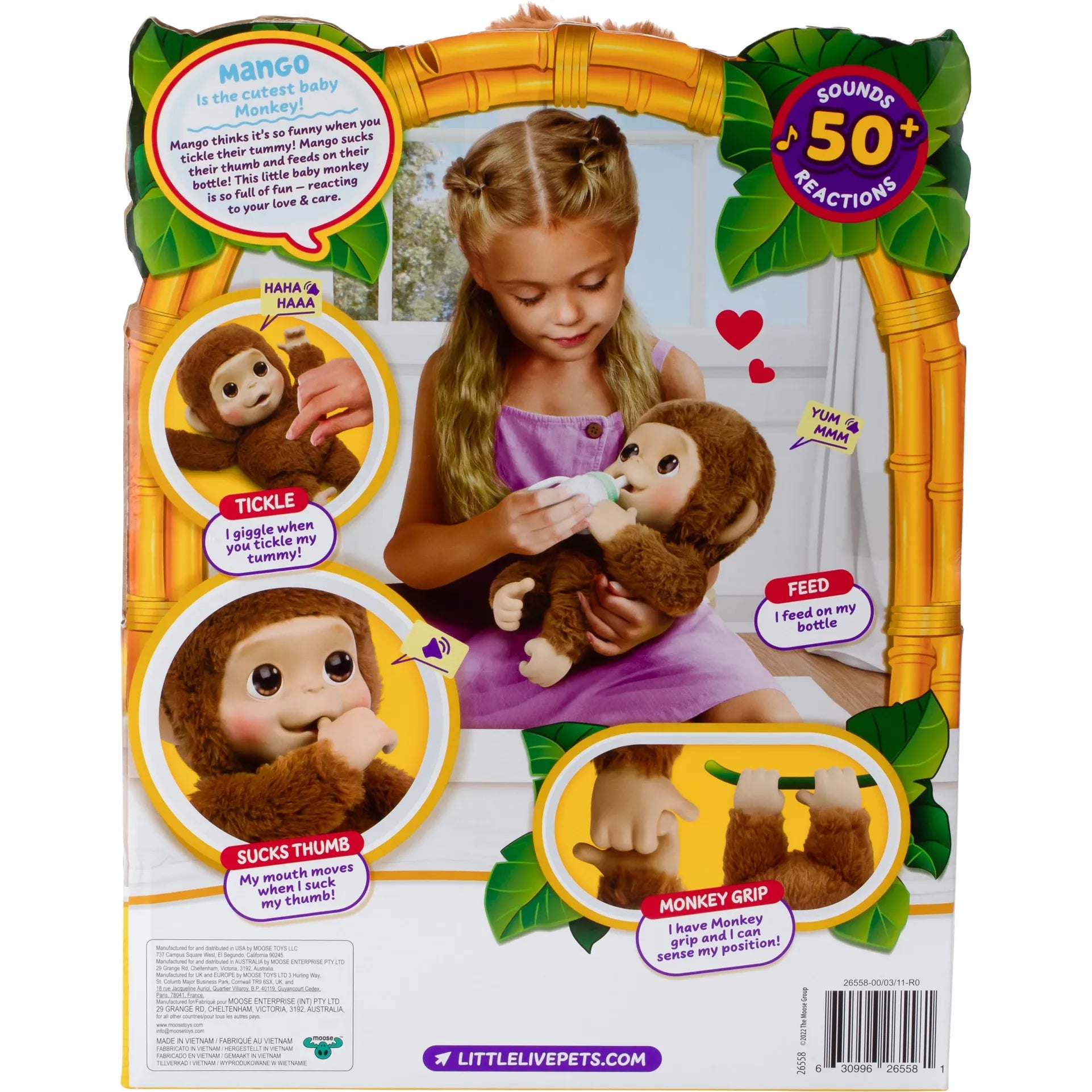Little Live Pets Baby Monkey Little Live Pets interaktives Äffchen-Baby