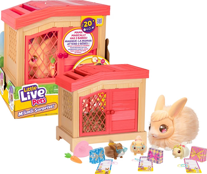 Little Live Pets Mama Surprise Hase beige