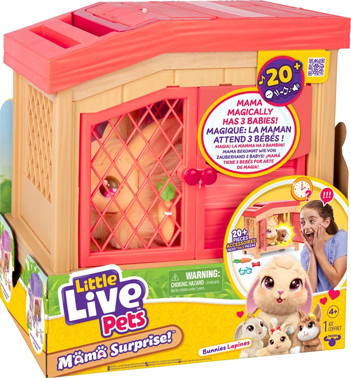 Little Live Pets Mama Surprise Hase beige