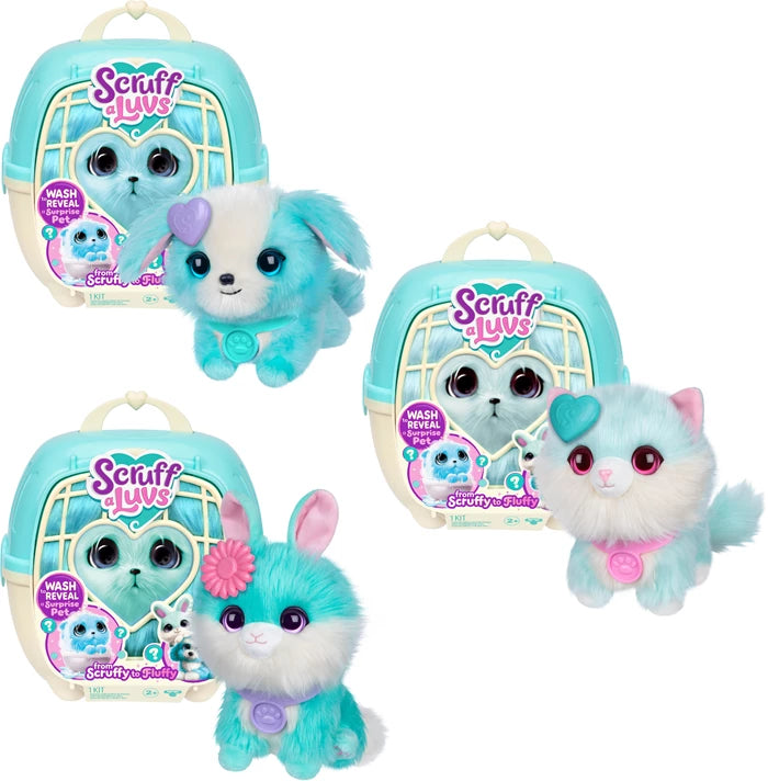 Scruff-A-Luvs Pet blau Little Live Pets, Überraschungs-Tier, Box, Zubehör, ab 2 Jahren