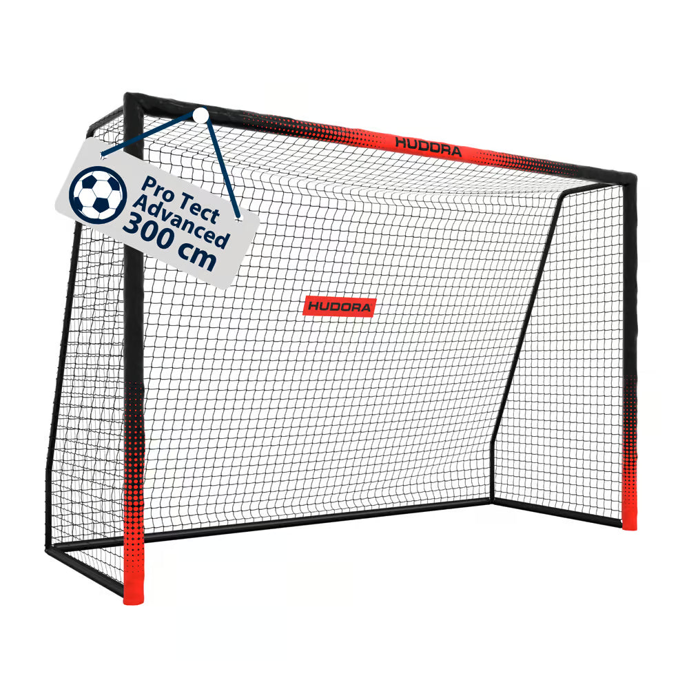 Hudora Fussballtor Pro Tect 300 Advanced Black