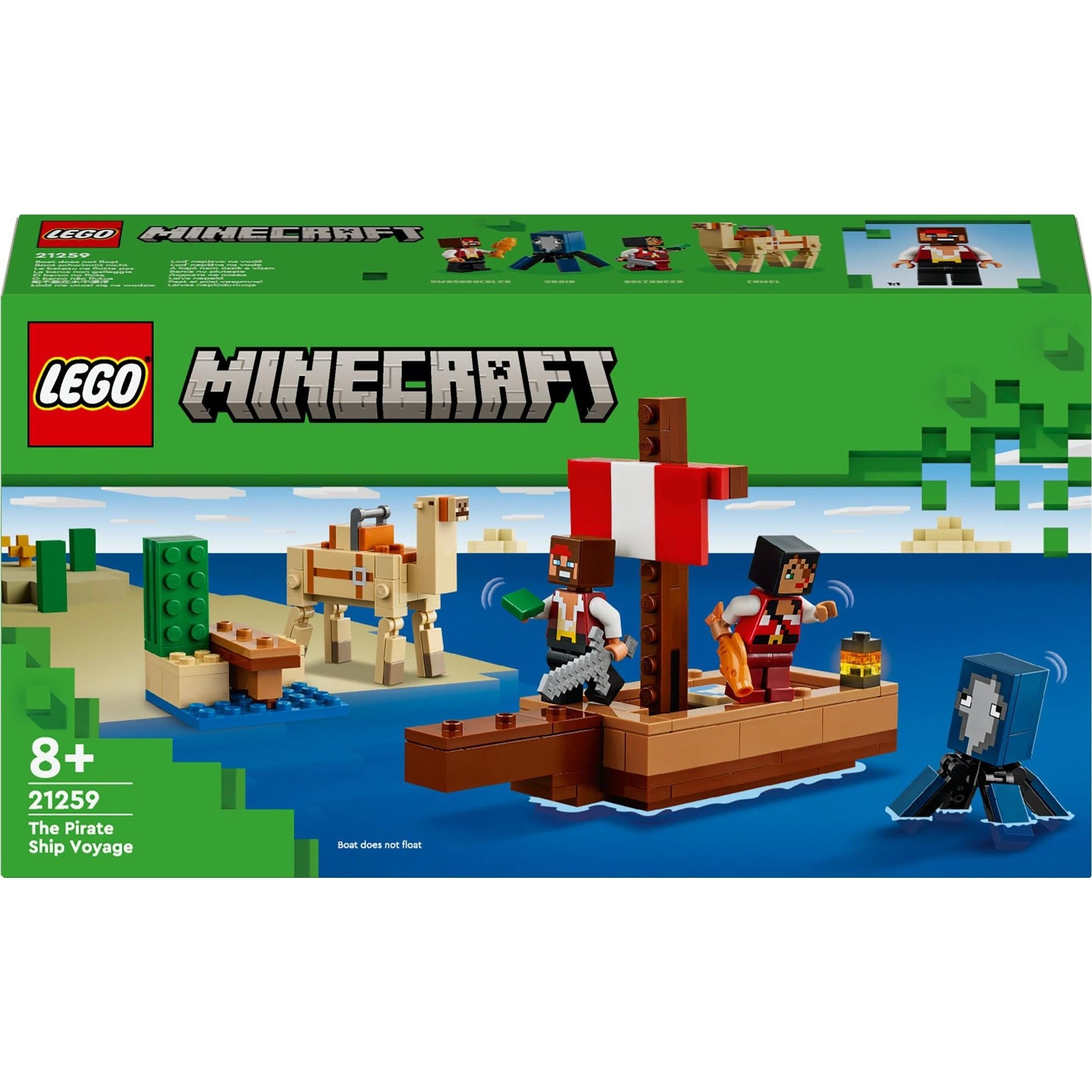 LEGO Minecraft Die Piratenschiffreise 21259