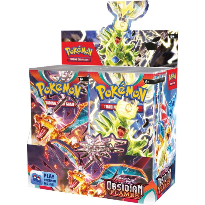 Pokémon-DE SV03 Obsidian Flammen Booster 10K.