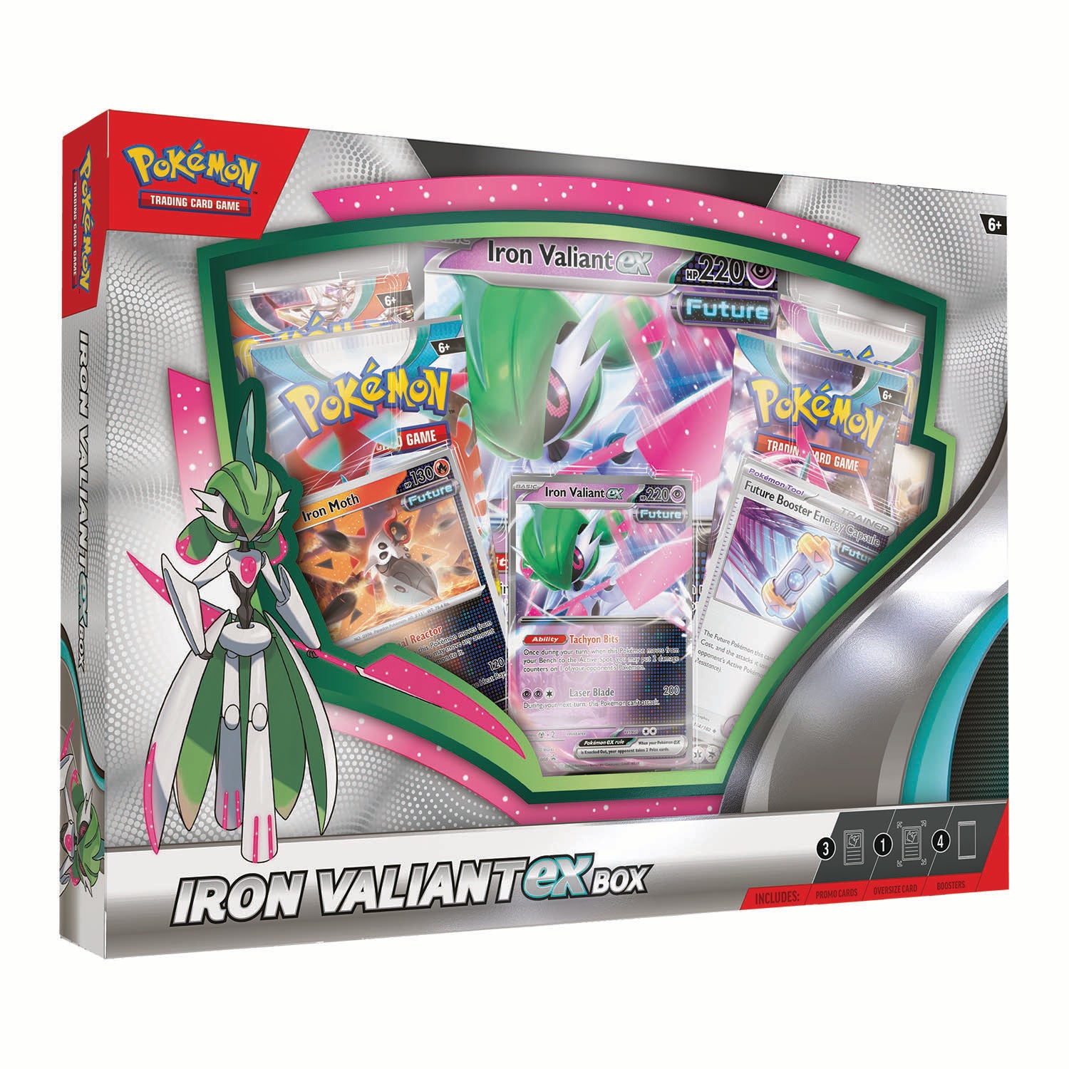Pokémon-EN Iron Valiant/Roaring Moon ex Box