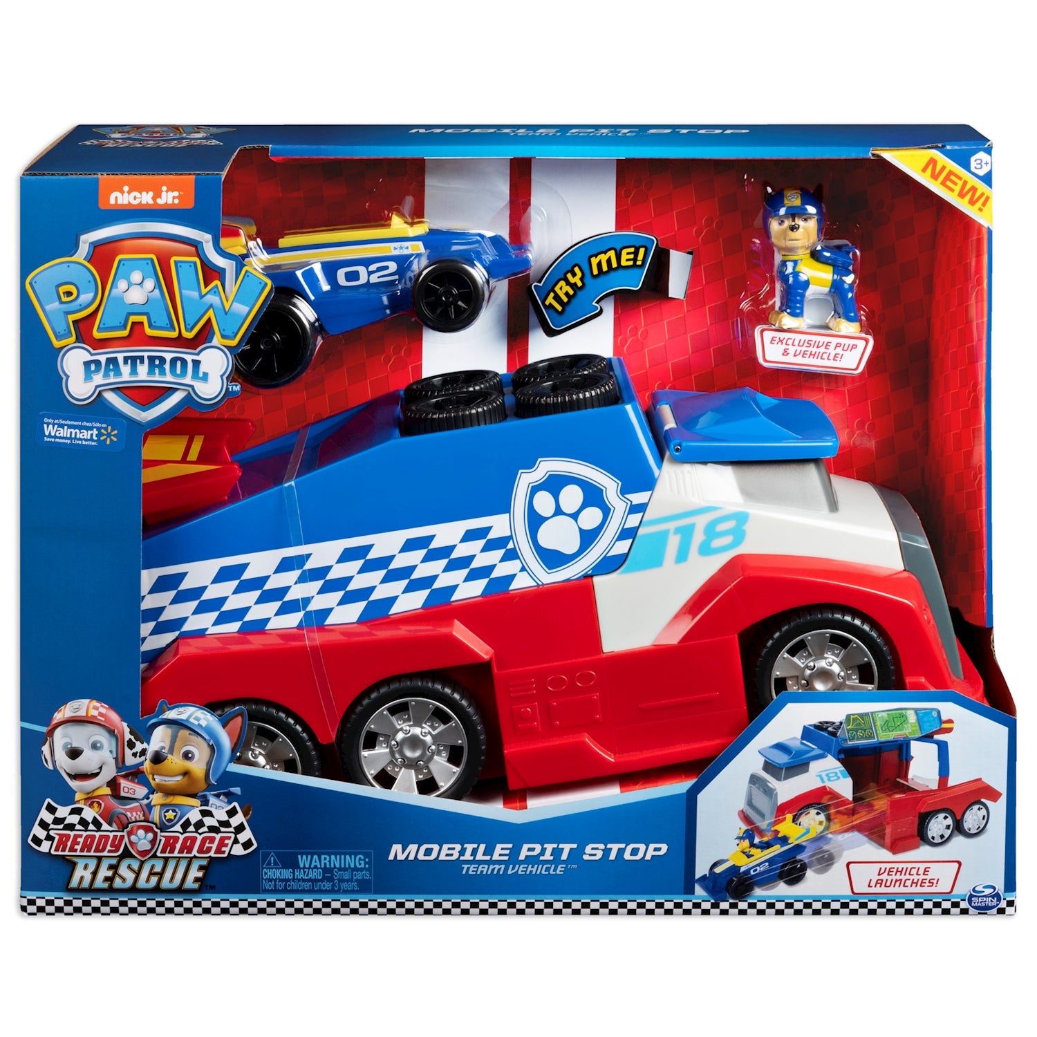 Paw Patrol - Ready Race Rescue - Mobile Pit Stop