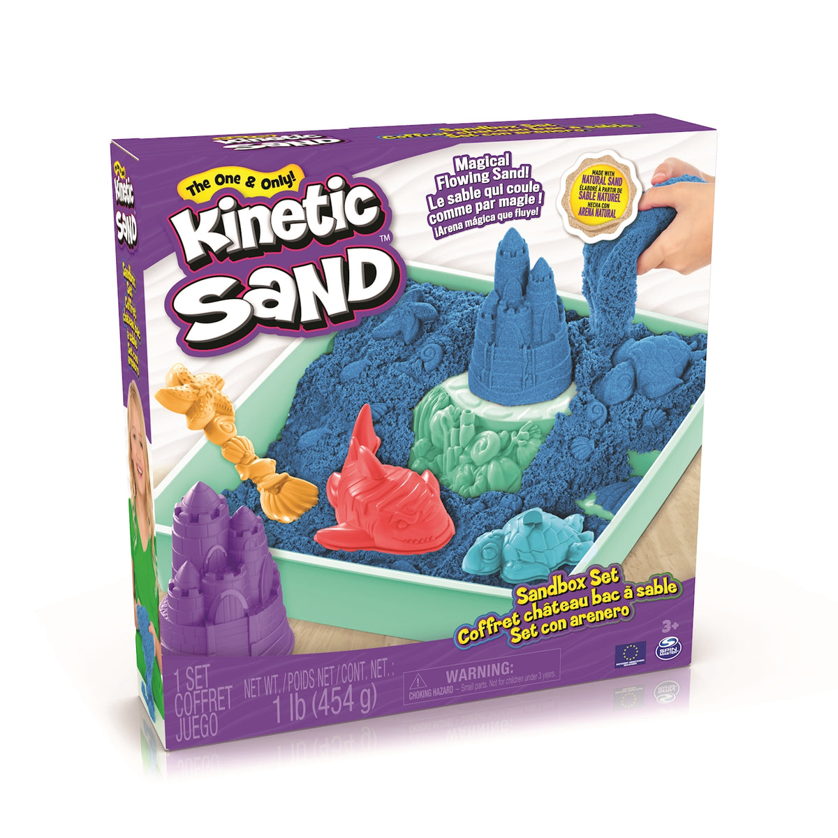 Kinetic Sand Box ass. 454g