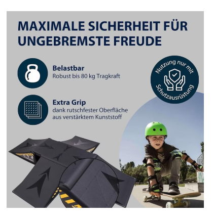 Hudora Skater Rampen Set, 5-teilig
