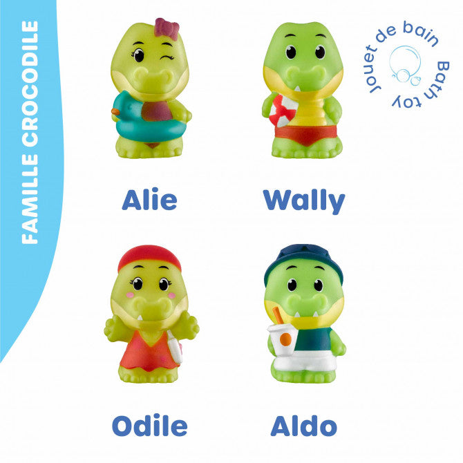 Klorofil Figurenset 4er-Set Familie «Croco»