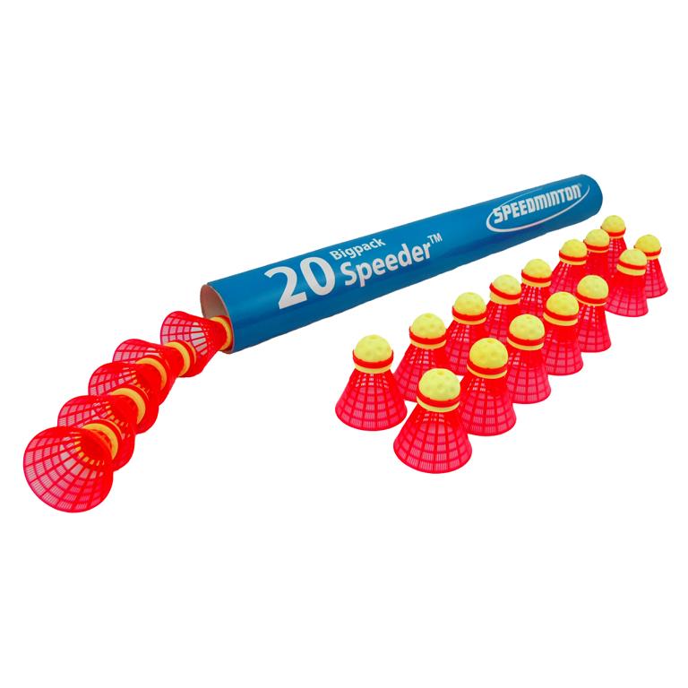 Speedminton® Speeder Big Tube Fun 20 Stück