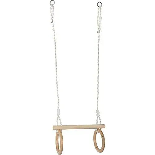 small foot Trapez mit Turnringen aus Holz