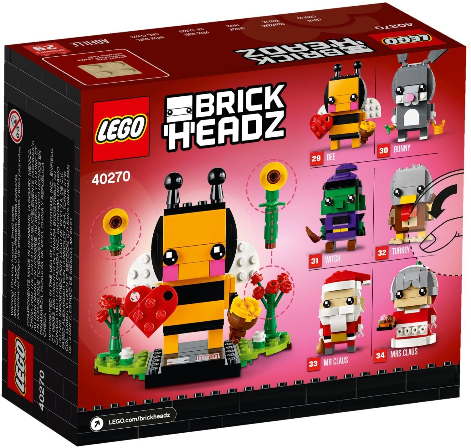 LEGO Brickheadz Valentinstag-Biene 40270