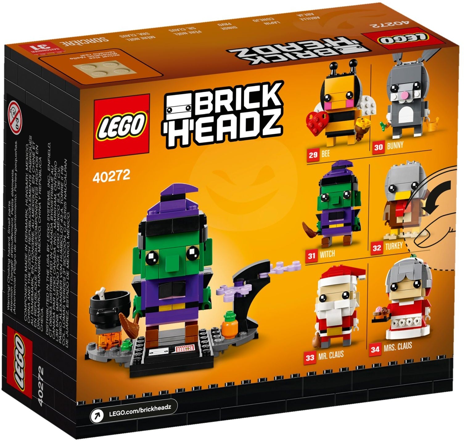 LEGO Brickheadz Halloween-Hexe 40272