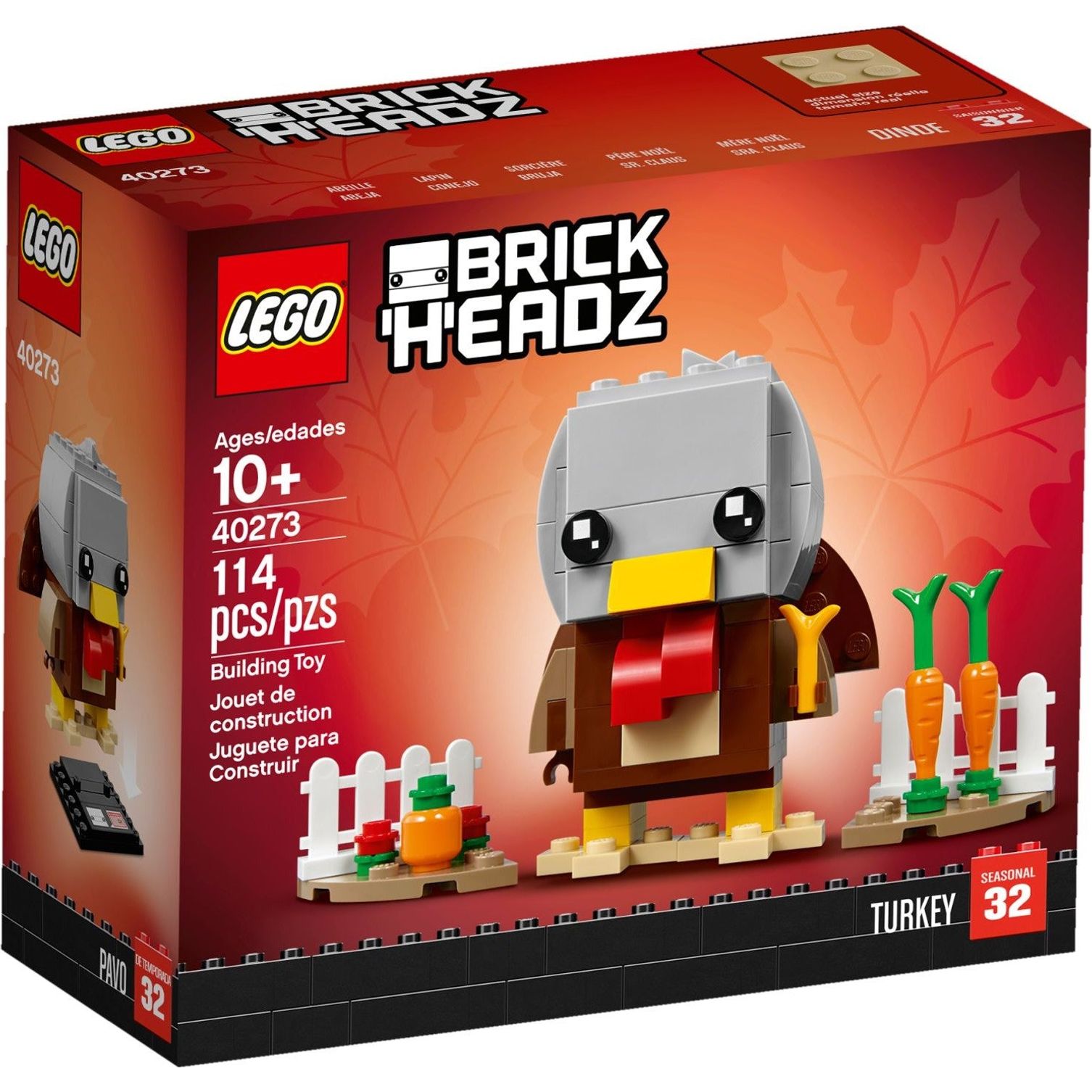 LEGO Brickheadz Erntedank Truthan 40273