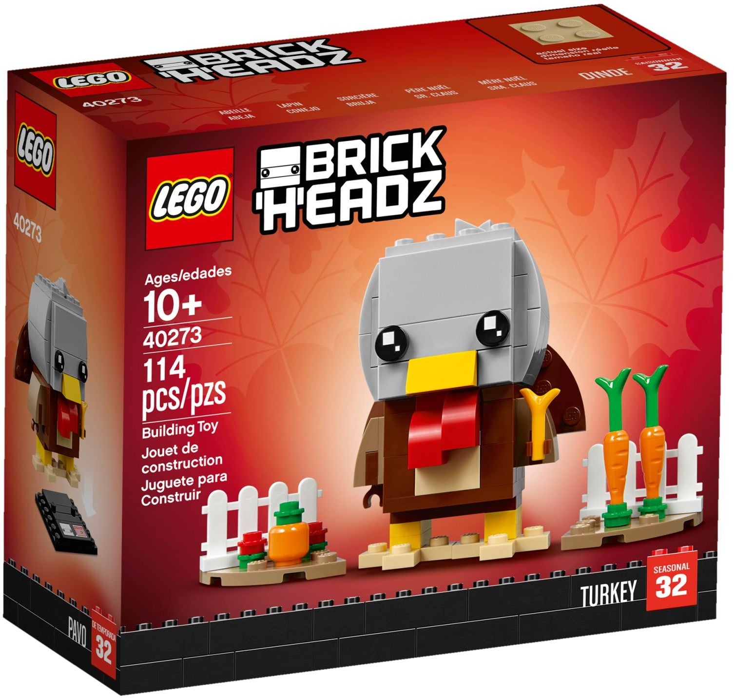 LEGO Brickheadz Erntedank Truthan 40273