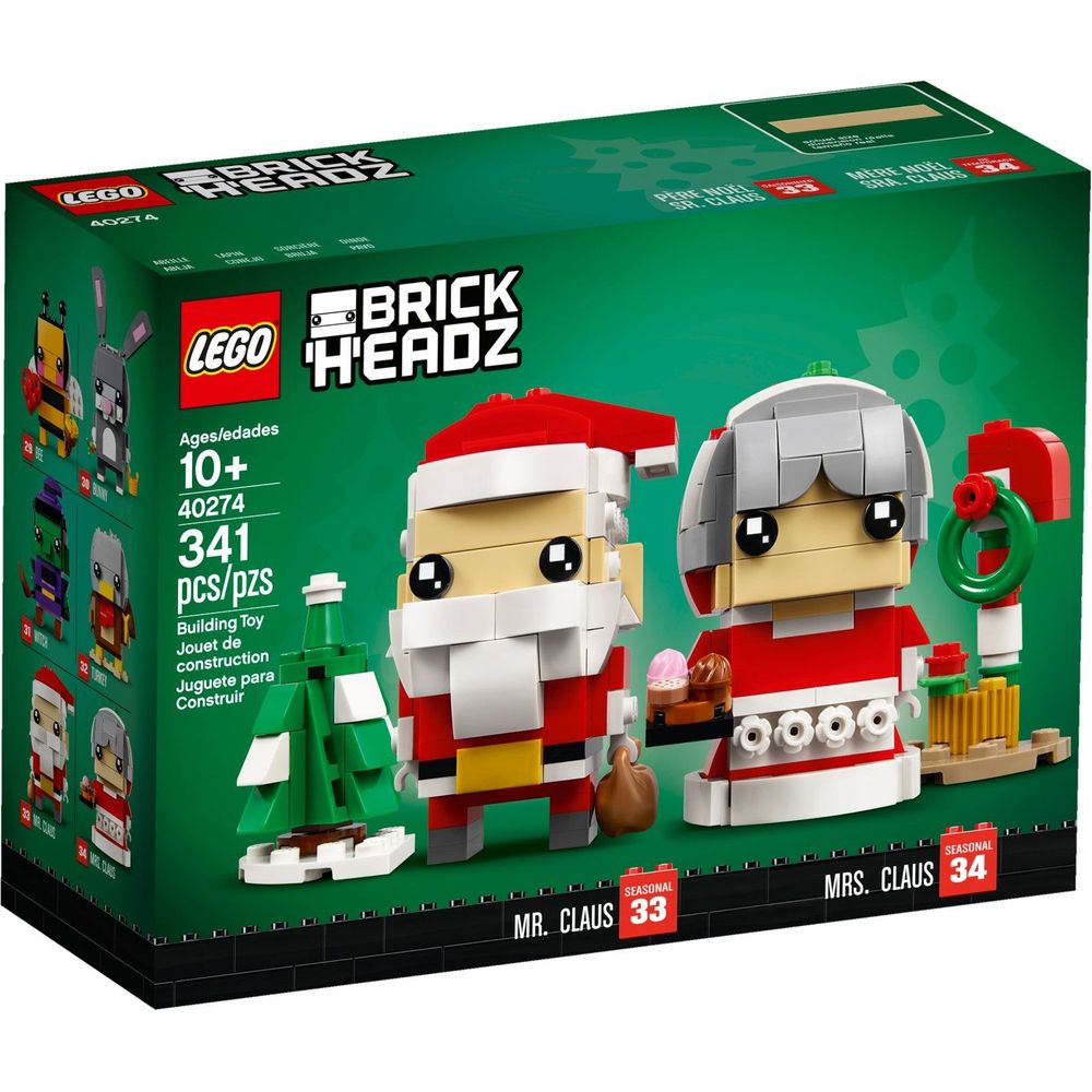 LEGO Brickheadz Mr. und Mrs. Claus 40274