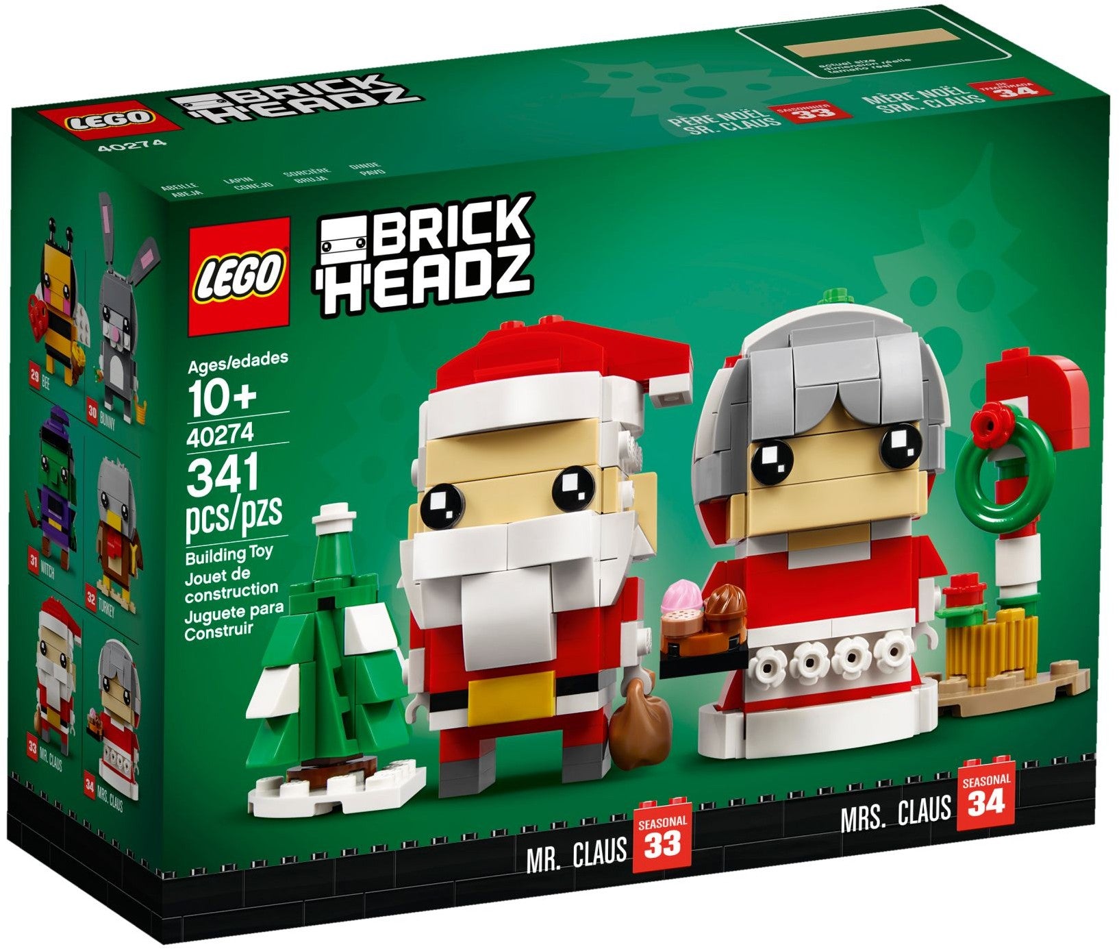 LEGO Brickheadz Mr. und Mrs. Claus 40274