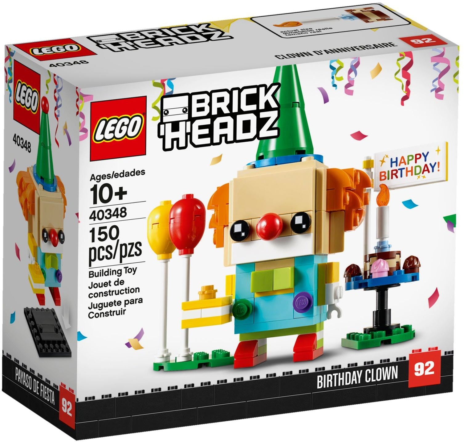 LEGO Brickheadz Geburtstags-Clown 40348