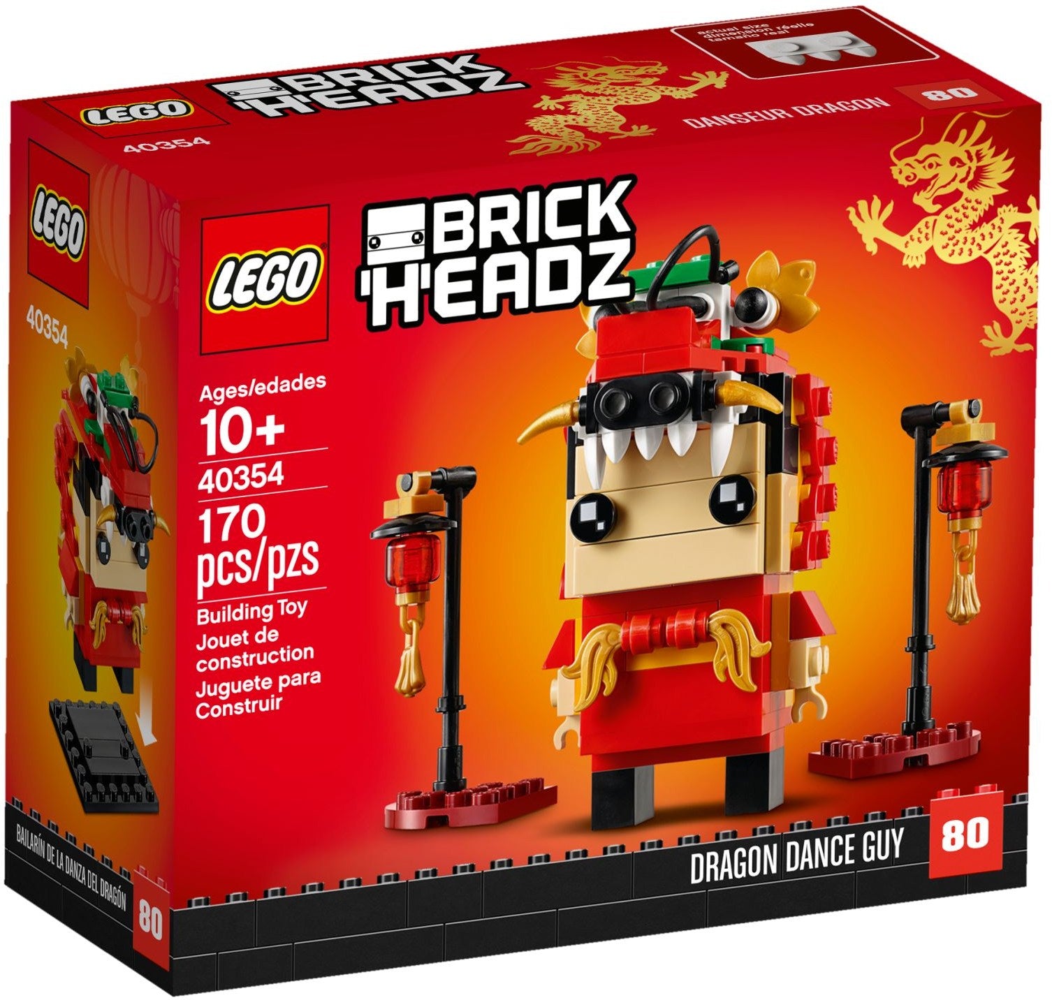 LEGO Brickheadz Drachentanzmann 40354