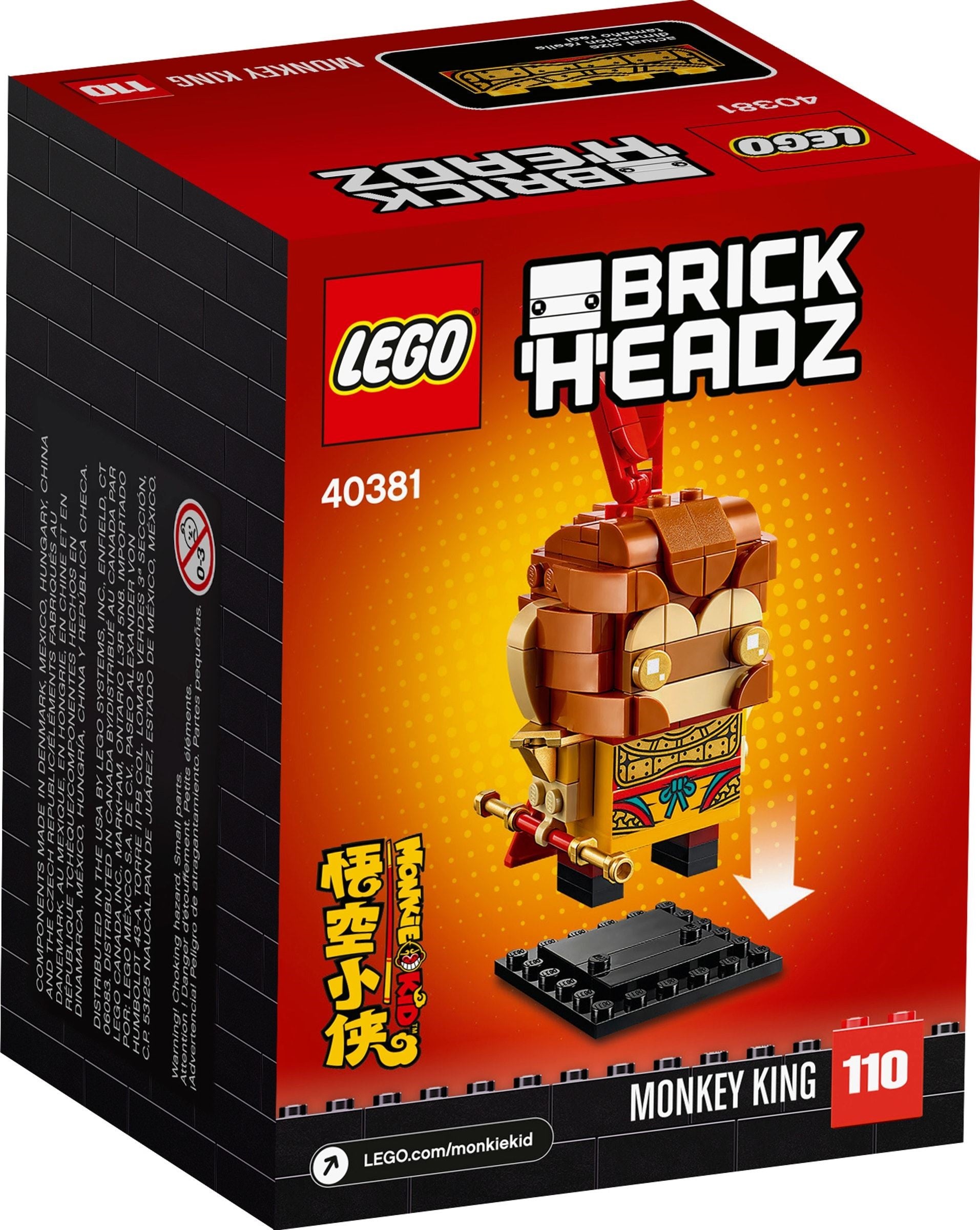 LEGO Brickheadz Monkey King 40381