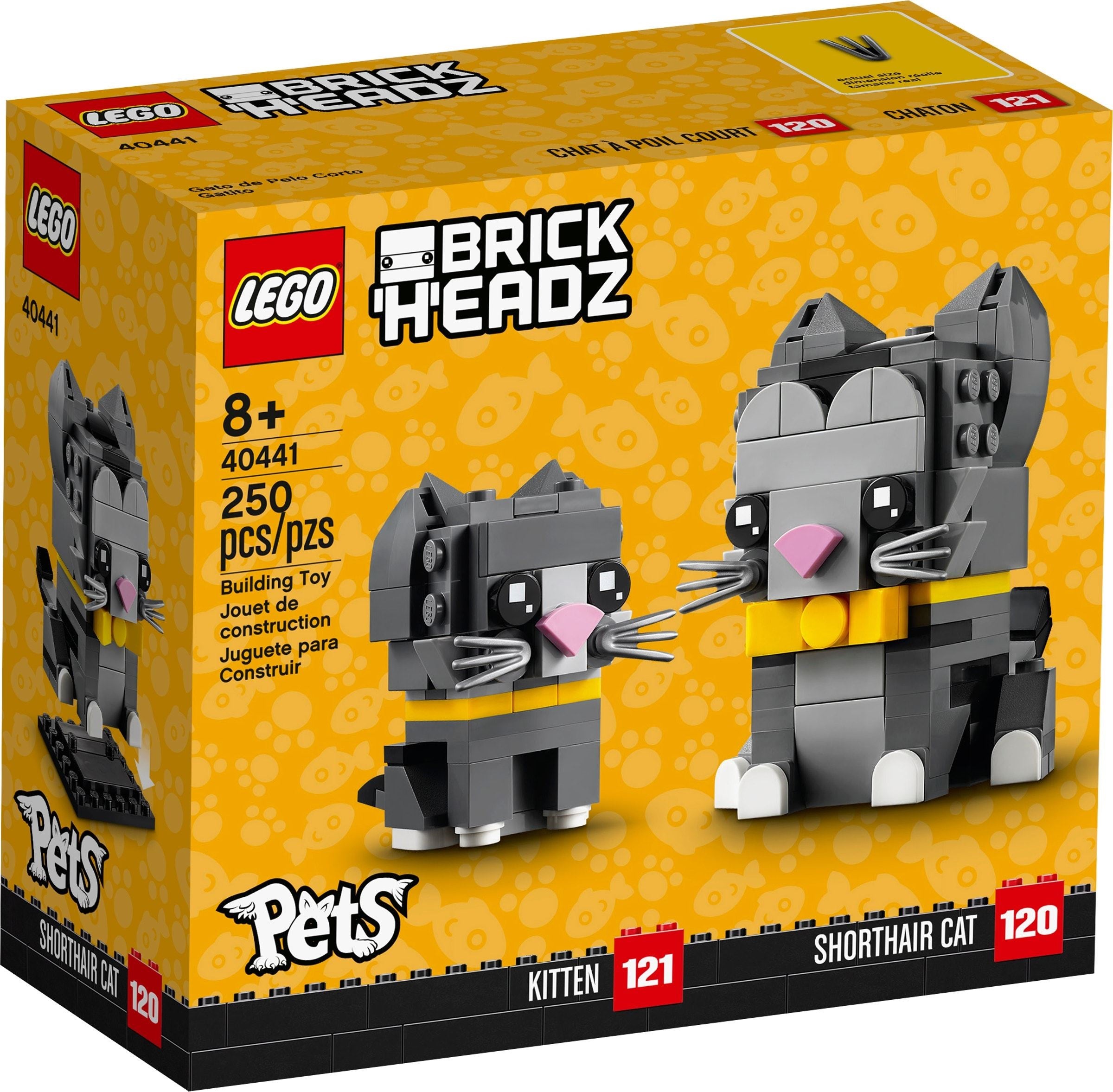 <transcy>LEGO BrickHeadz Chats à poil court 40441</transcy>