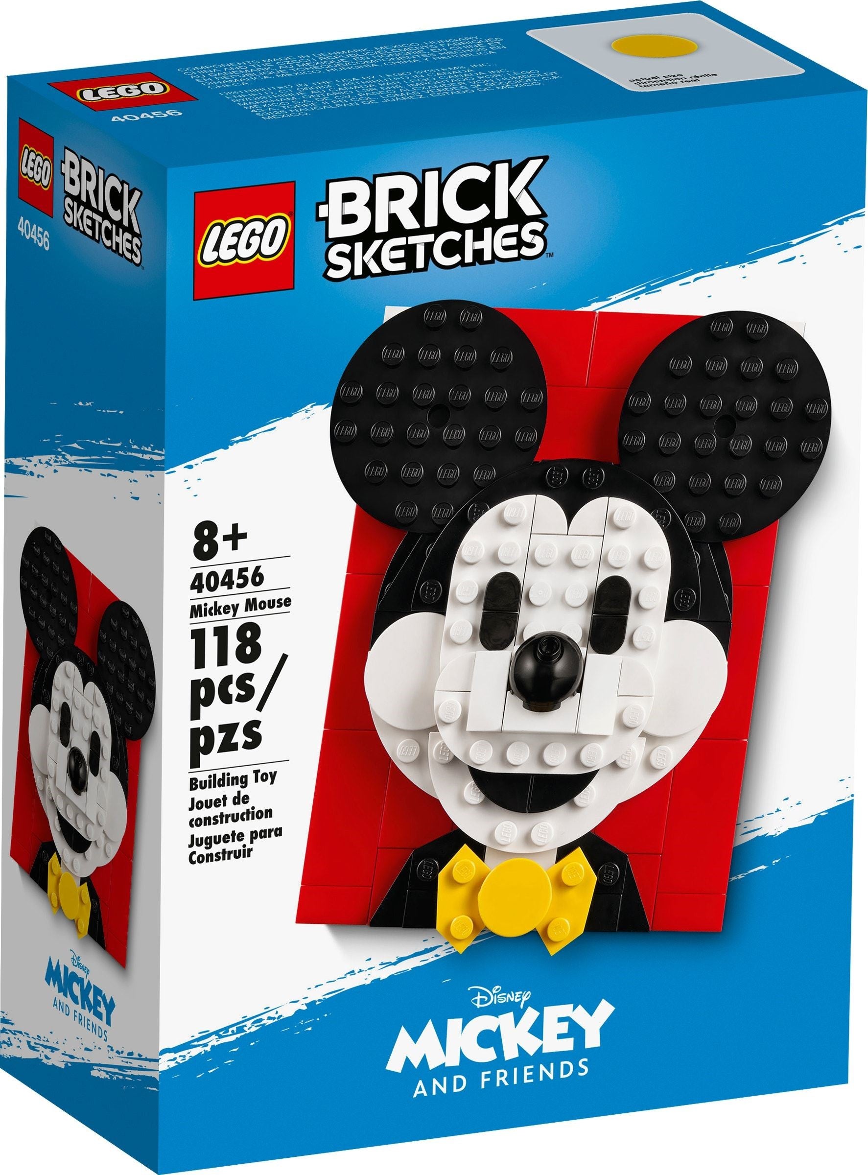 LEGO Brick Sketches Micky Maus 40456