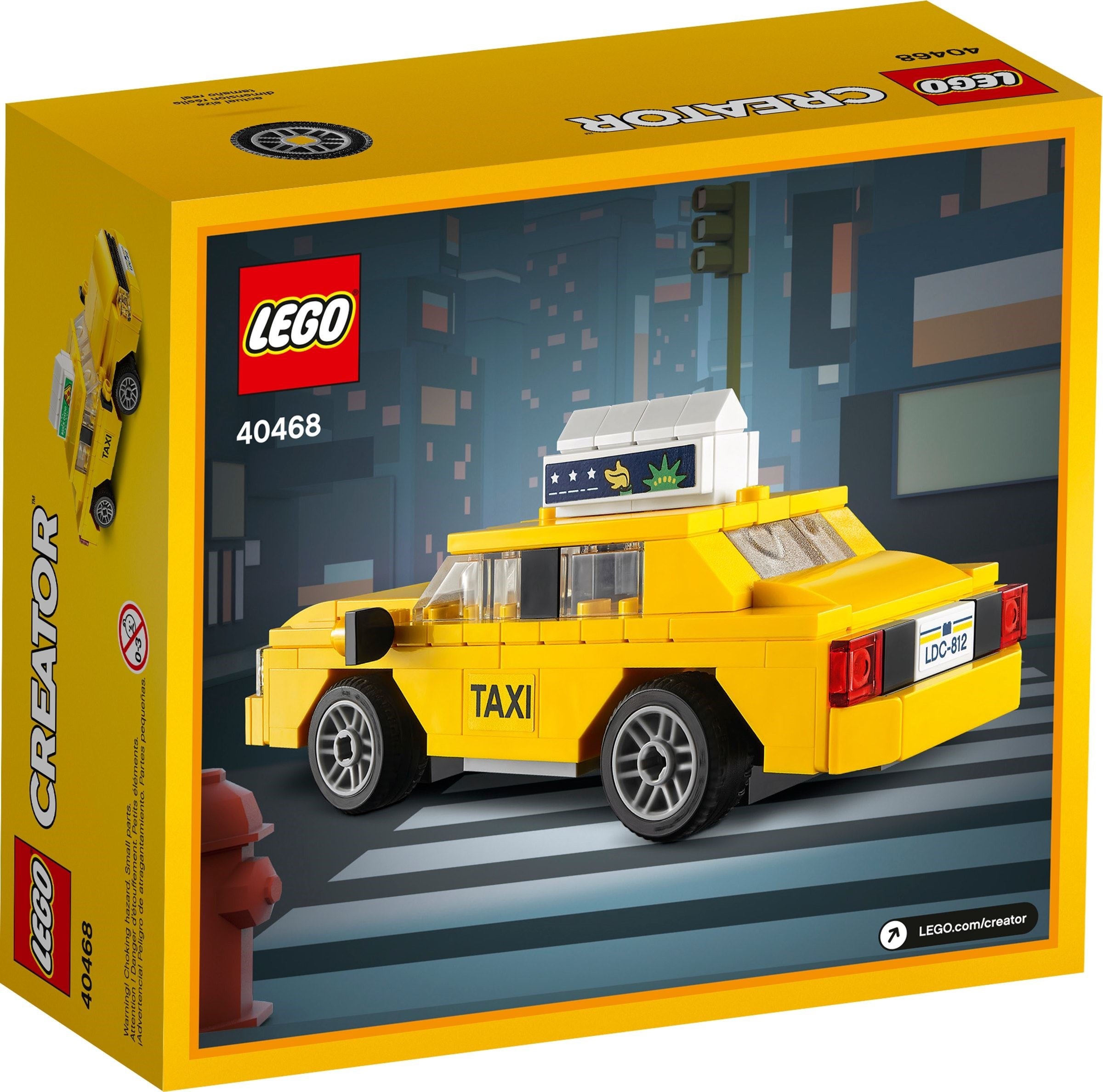 LEGO Yellow Taxi LEGO 40468