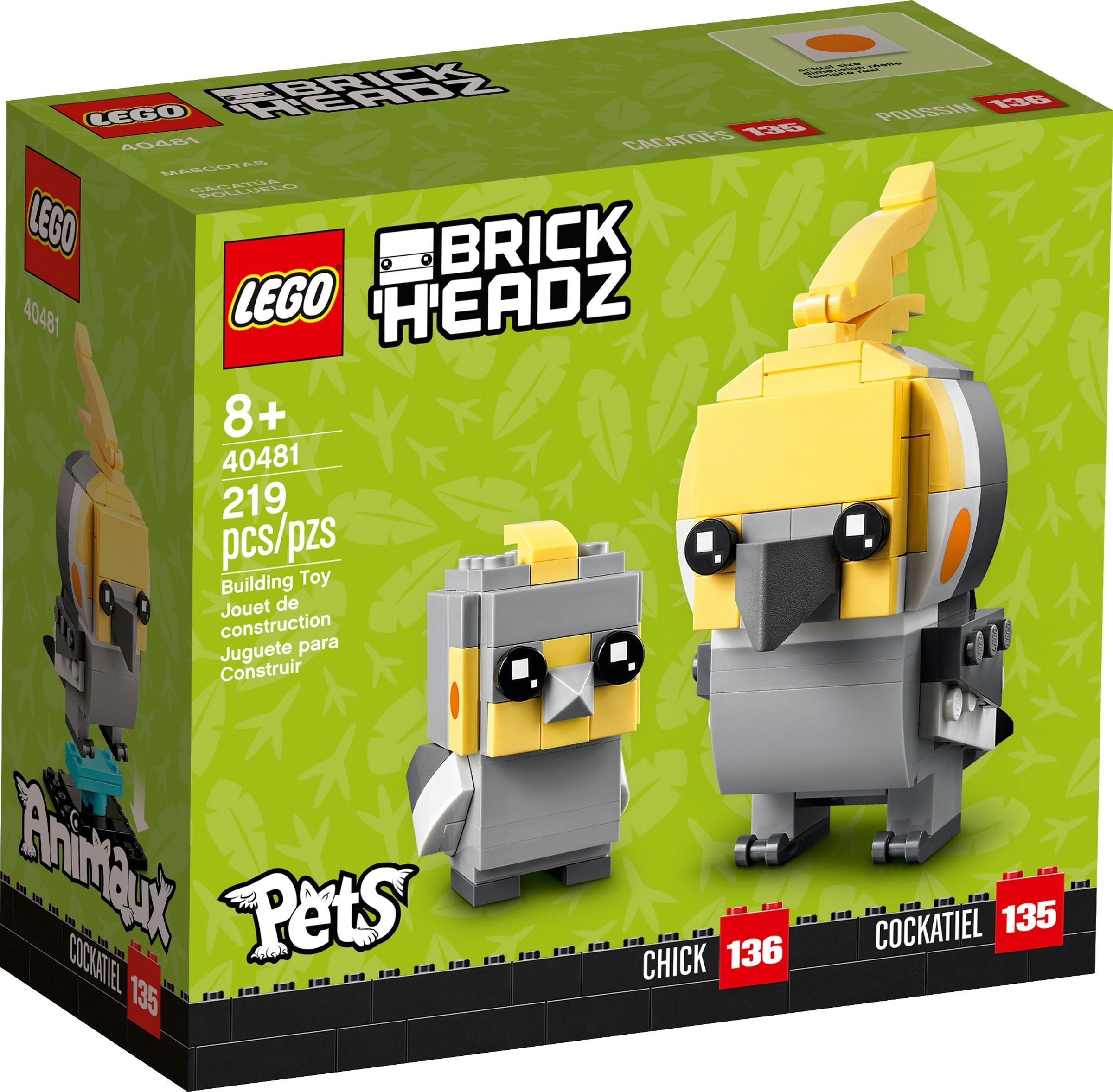 LEGO BrickHeadz Nymphensittichs 40481