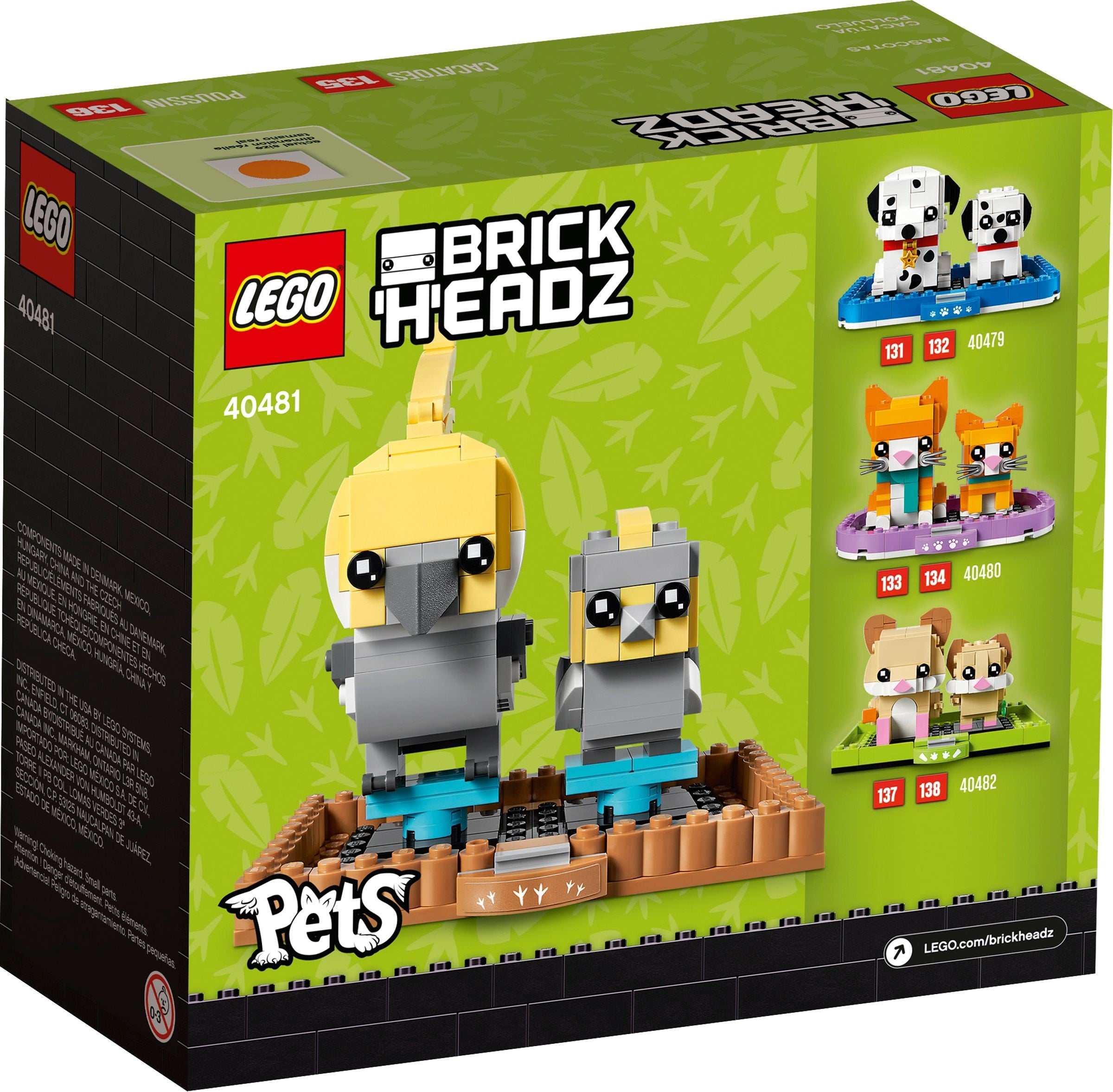 LEGO BrickHeadz Nymphensittichs 40481