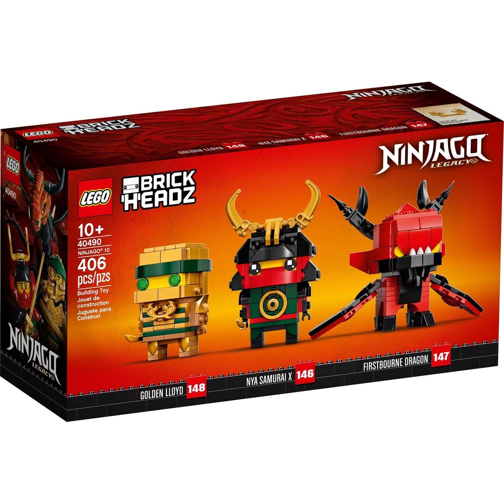 <transcy>LEGO BrickHeadz NINJAGO 10 40490</transcy>