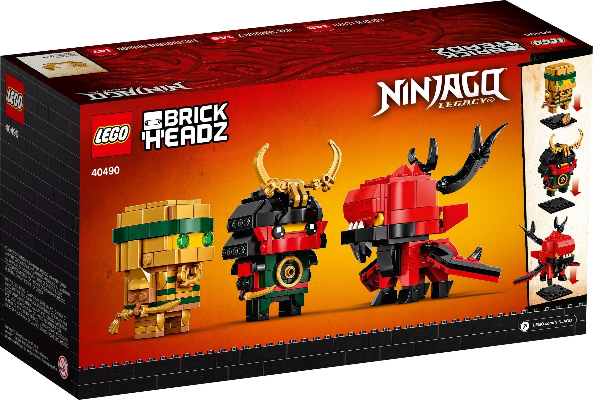 <transcy>LEGO BrickHeadz NINJAGO 10 40490</transcy>