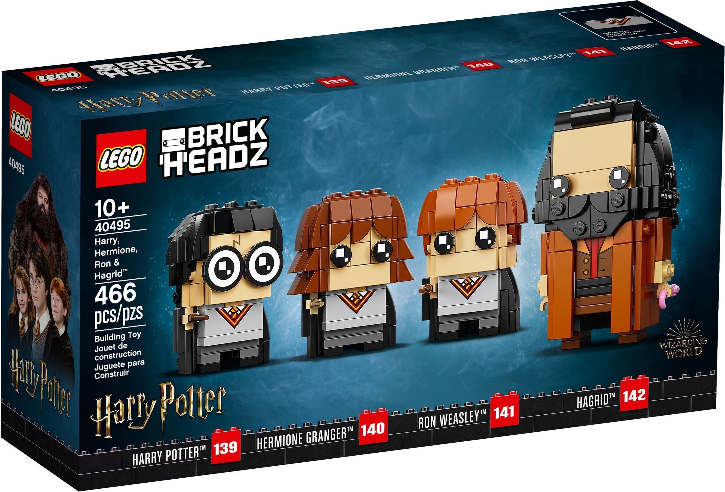 <transcy>LEGO BrickHeadz Harry, Hermine, Ron et Hagrid 40495</transcy>