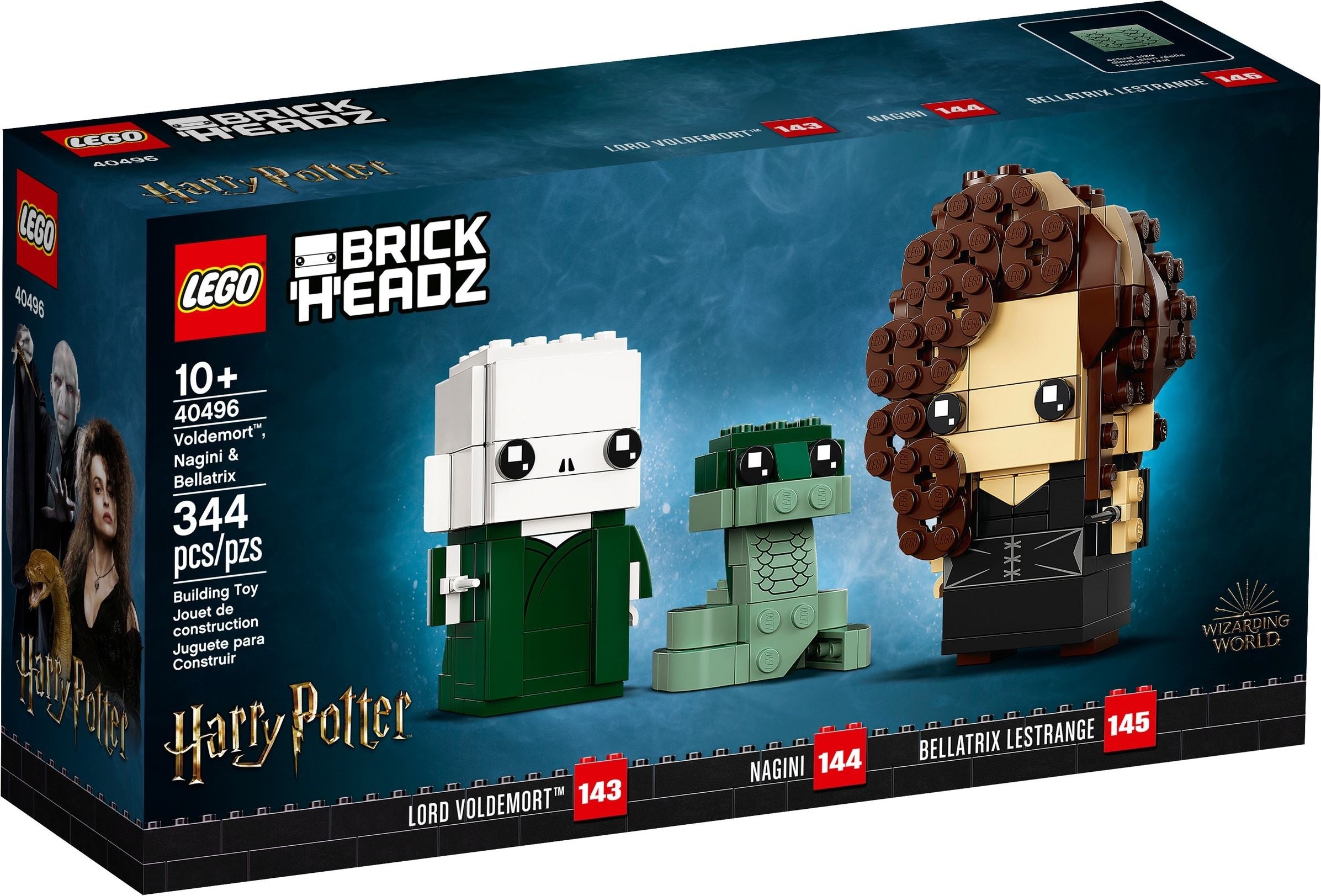 <transcy>LEGO BrickHeadz Nagini & Bellatrix 40496</transcy>