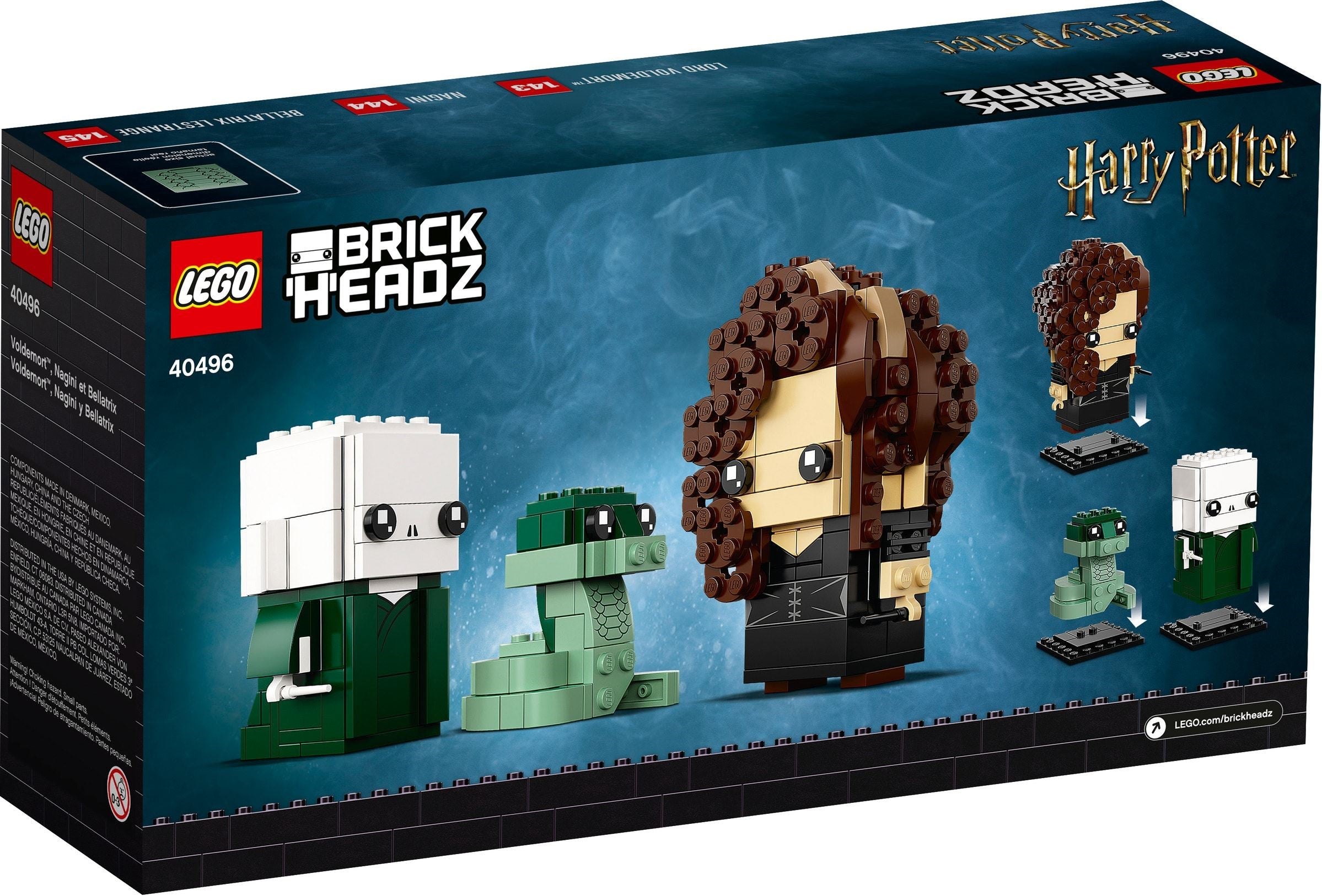 <transcy>LEGO BrickHeadz Nagini & Bellatrix 40496</transcy>