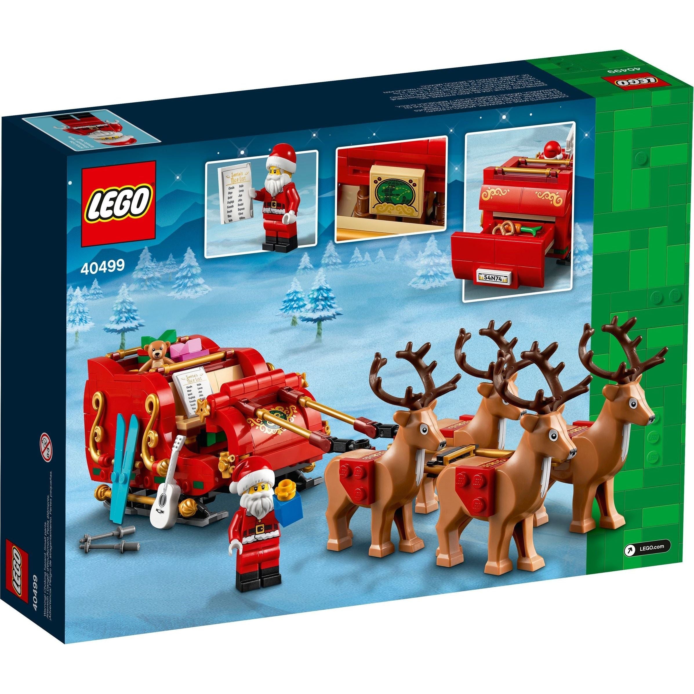 LEGO Seasonal Schlitten des Weihnachtsmanns 40499