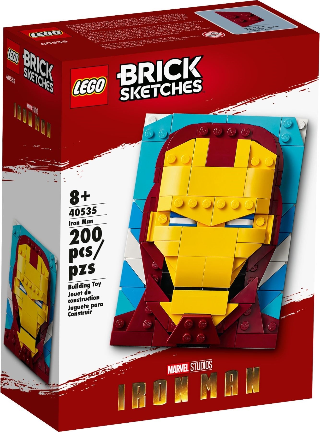 LEGO Brick Sketches Iron Man 40535