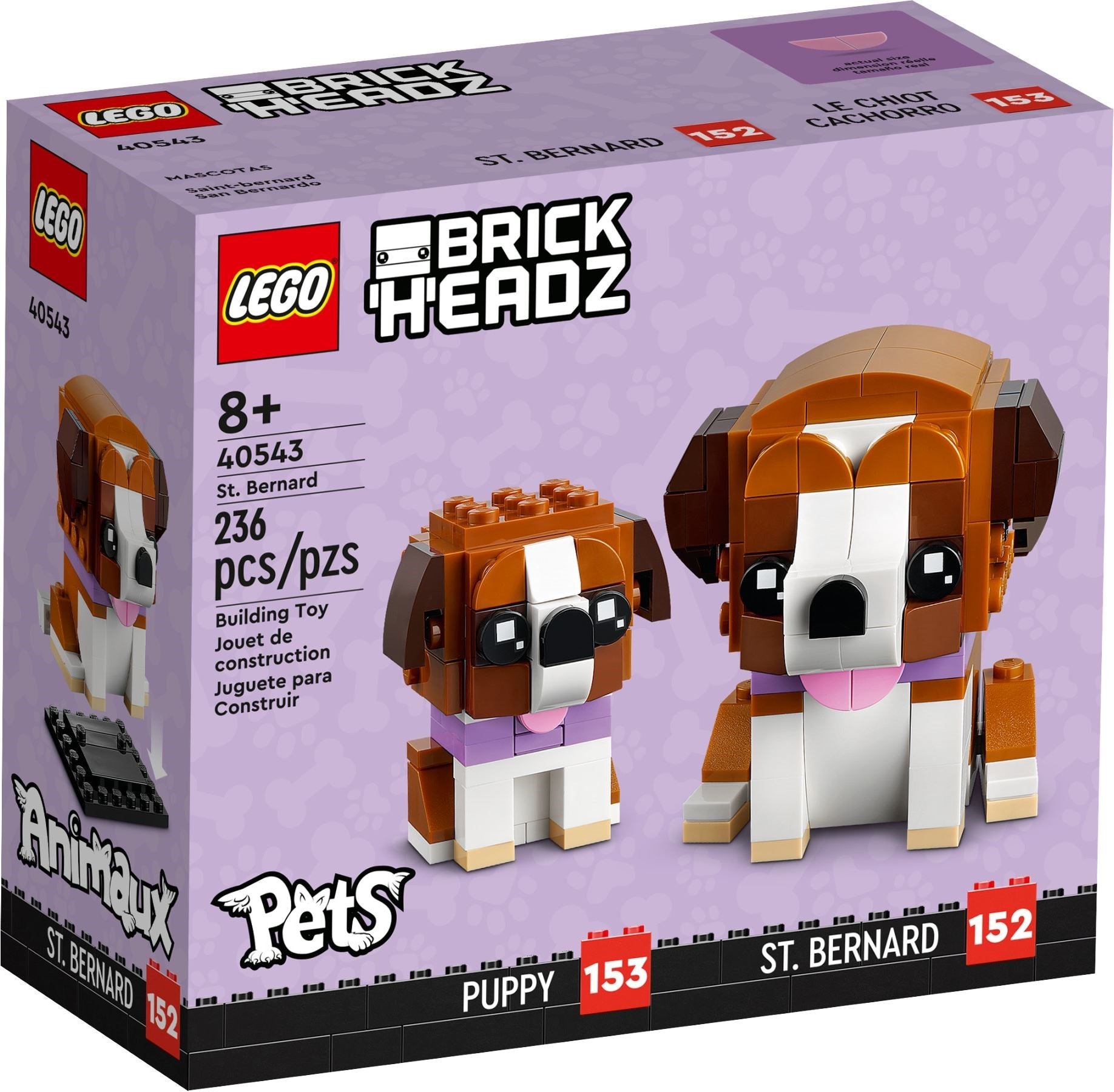 LEGO BrickHeadz Bernhardiner 40543